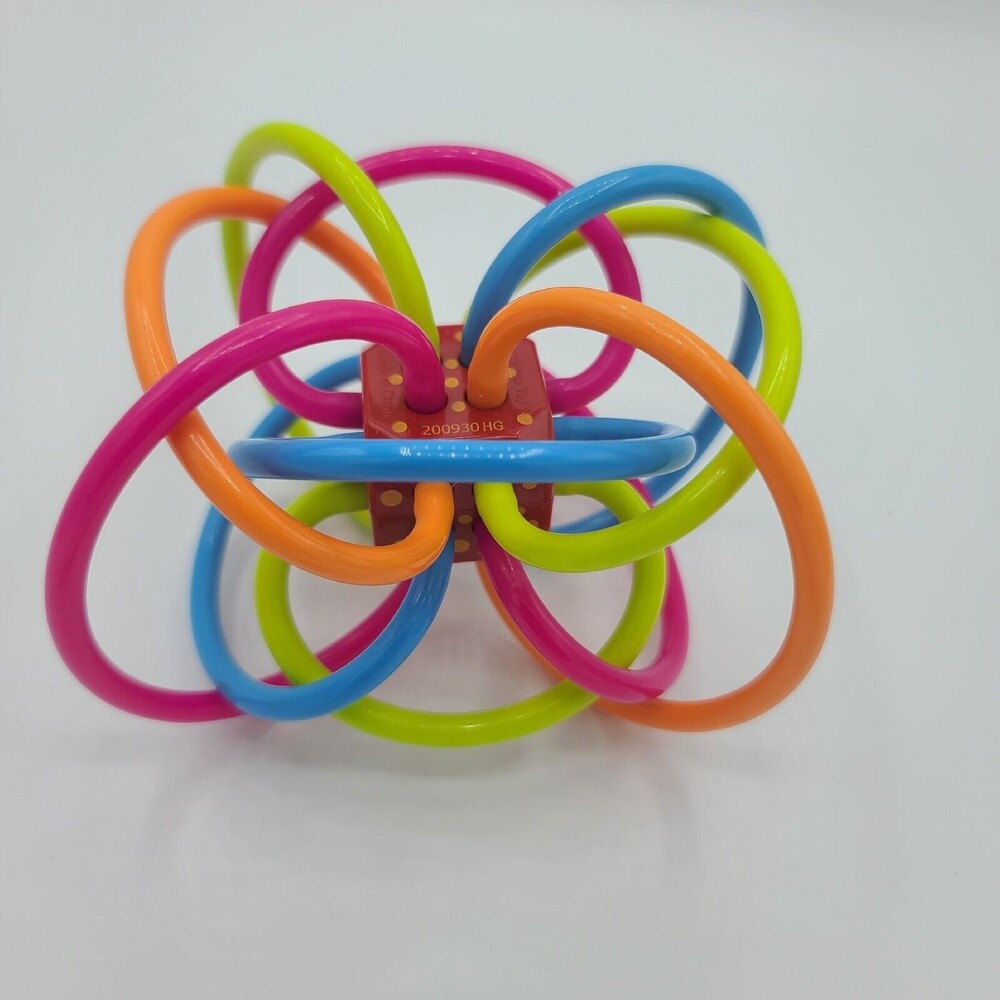 Manhattan Toy Winkel Rattle and Sensory Teether Activity Baby Toy #2